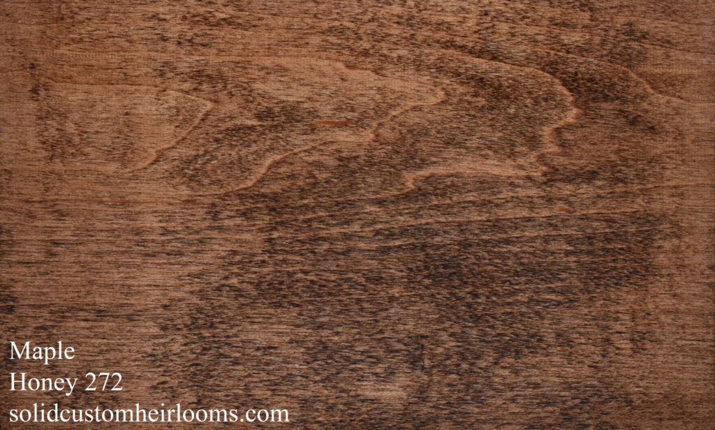 brown stained maple