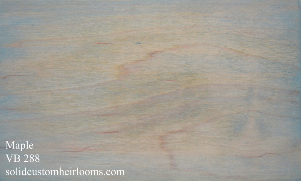 maple with a grey-blue stain