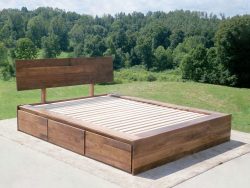 6 drawer storage bed with platform extensions