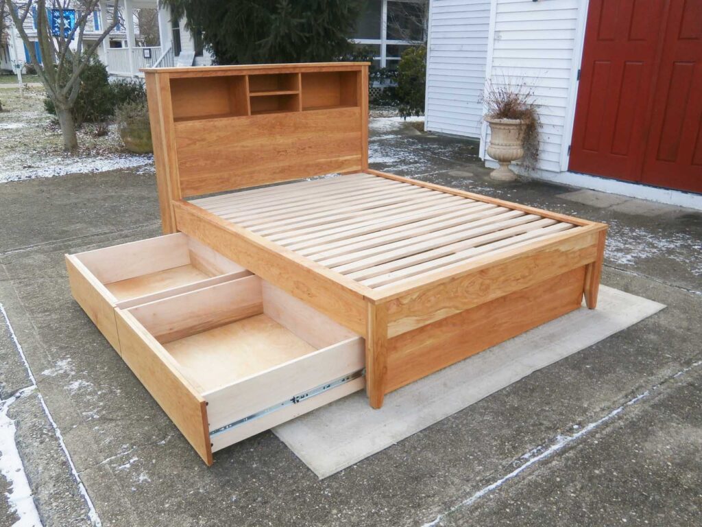 storage headboard