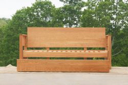 solid hardwood Daybed with trundle, backboard and armrests