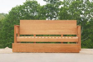 solid hardwood Daybed with trundle, backboard and armrests