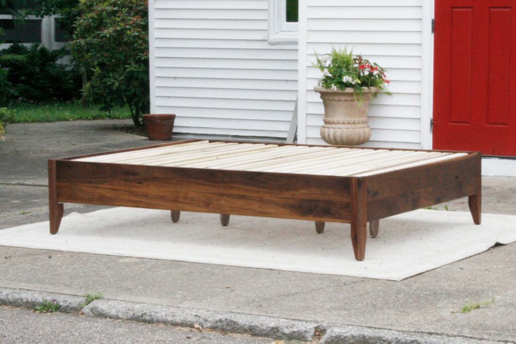 Simply Elegant Platform Bed side view