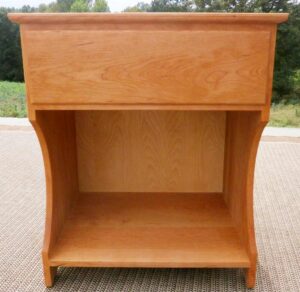 Bedside Table with 1 drawer front view