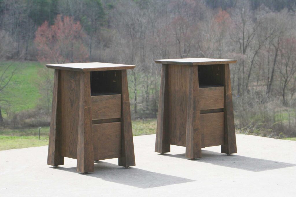 mission style nightstand
