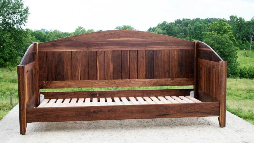 walnut day bed
