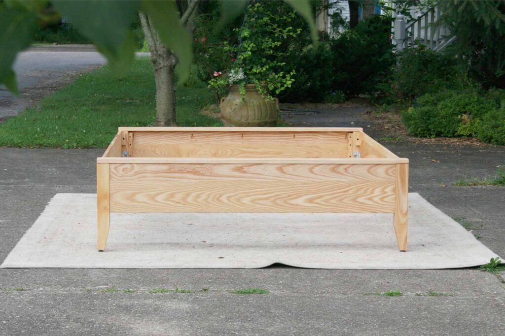 ash wood bed