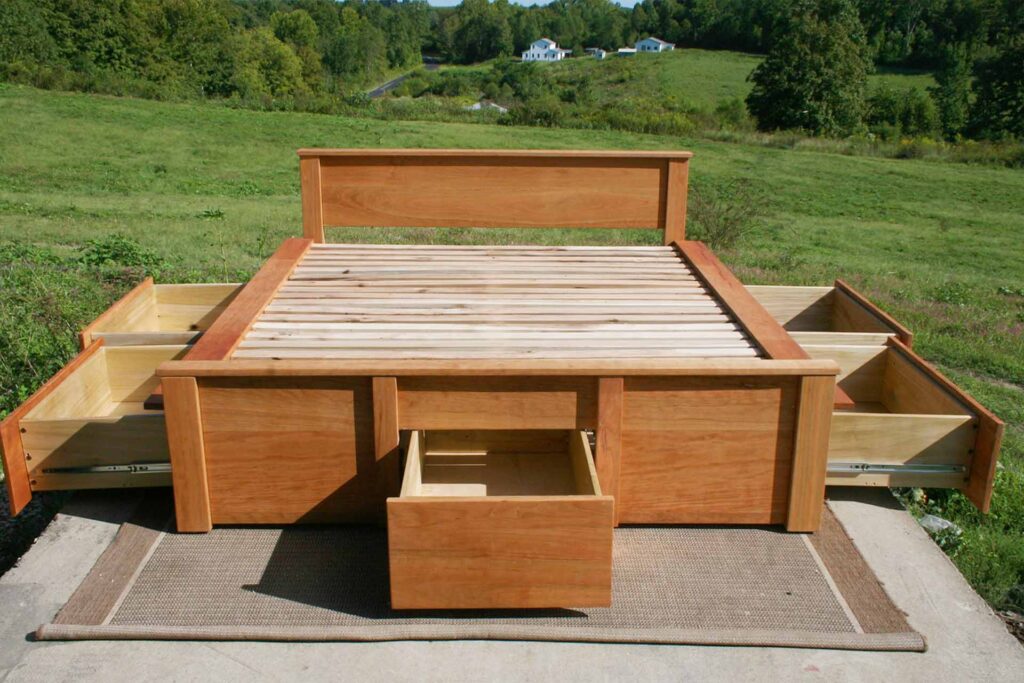 modern king bed with storage, Modern king bed with storage