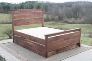 Trundle Bed with headboard and footboard side view