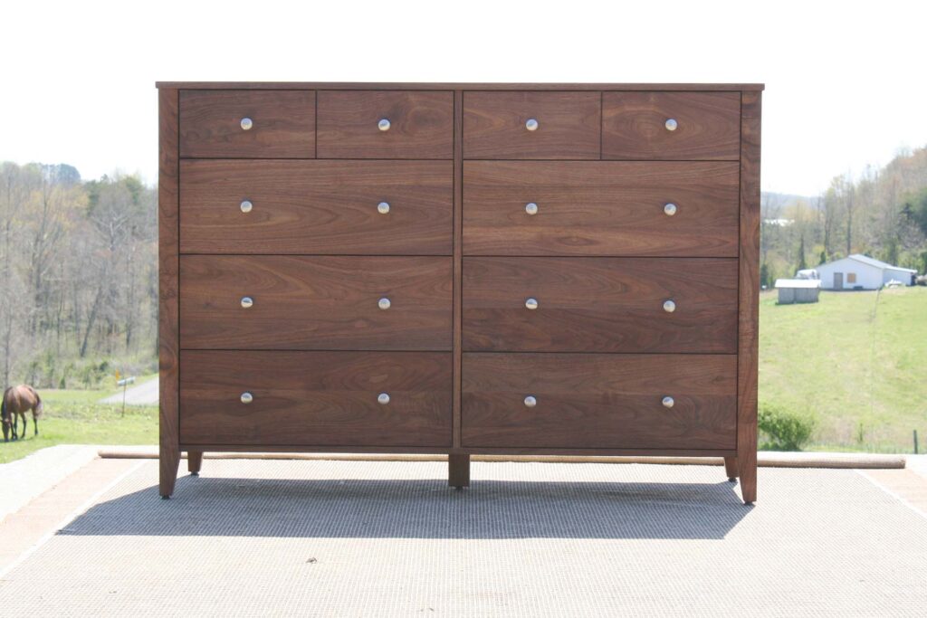 10 drawer double dresser