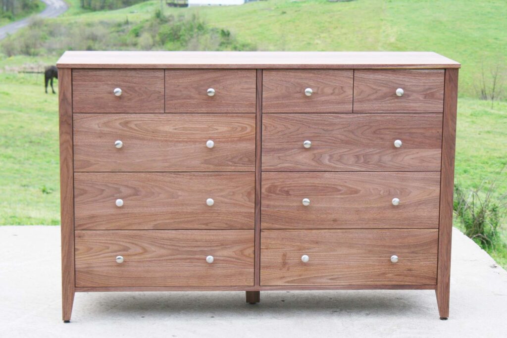 10 drawer double dresser