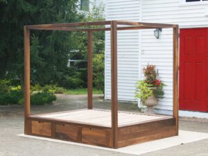 canopy storage bed