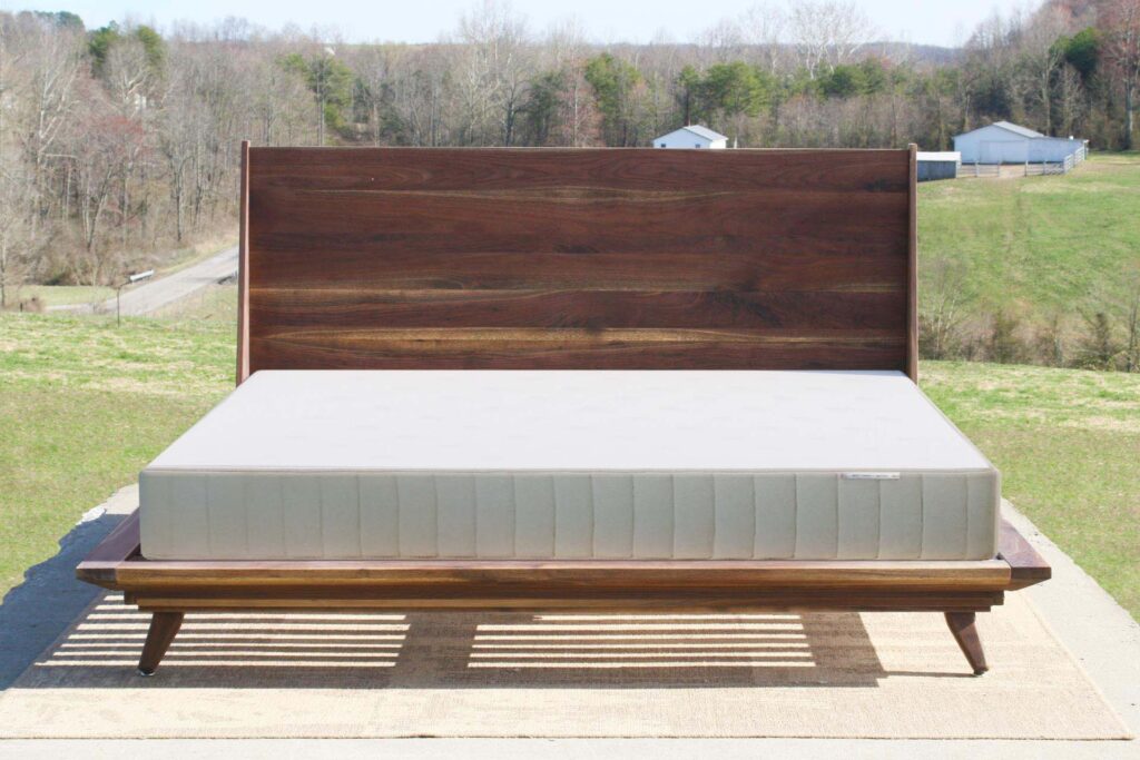 platform bed with 12 inch thick mattress