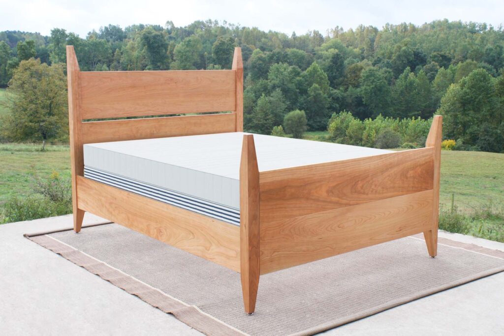 4 poster box spring bed