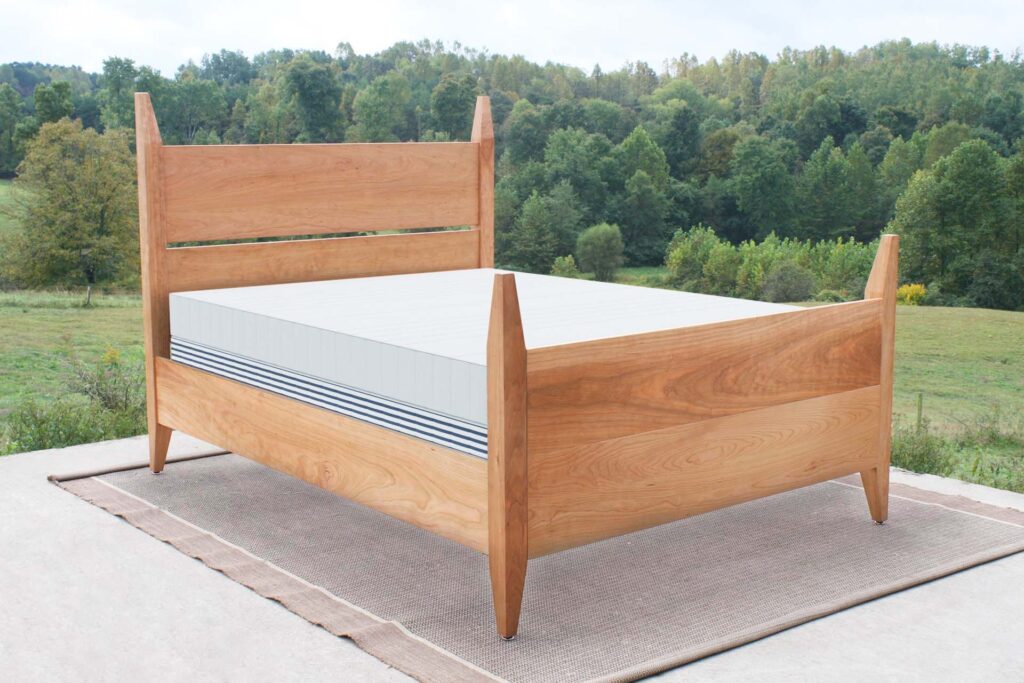 4 poster box spring bed