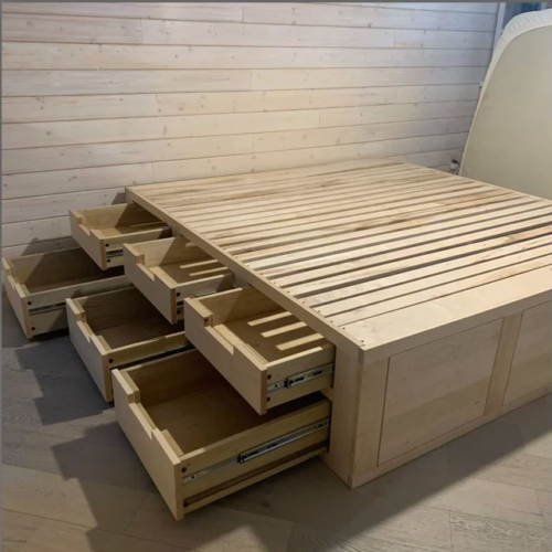 Mates bed with 6 drawers on 1 side NdFnN01 photo review