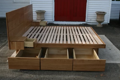 Storage bed frame with headboard and nightstands ndfvc01 photo review