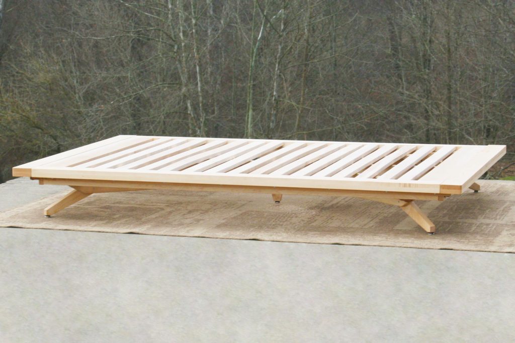 mid century bed