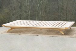 mid century bed