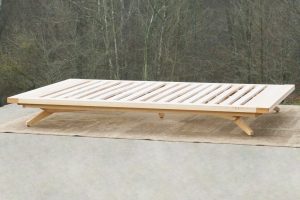 mid century bed