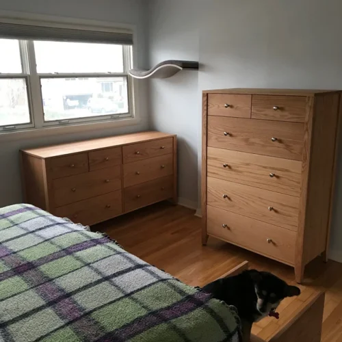 Click to view full screen Platform Bed with 6 drawers and headboard with top bar NdFsV06 photo review