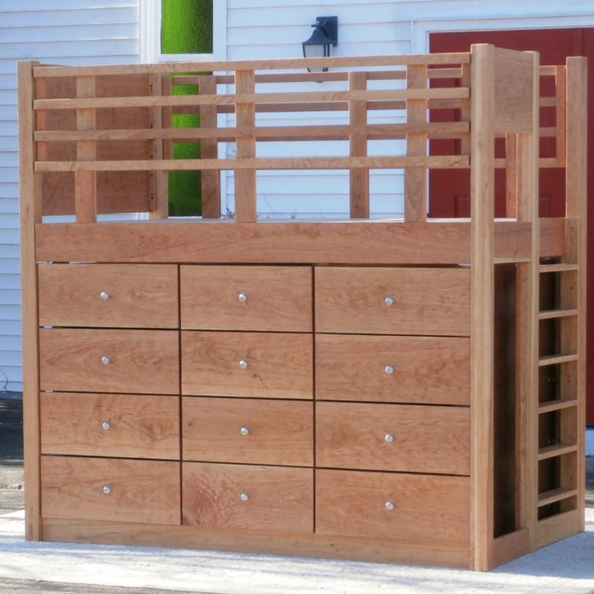loft storage bed